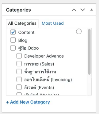 รับทำเว็บไซต์ WP 10 การสร้าง Post WordPress 04