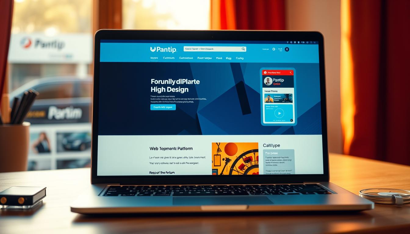 รับทําเว็บไซต์ pantip